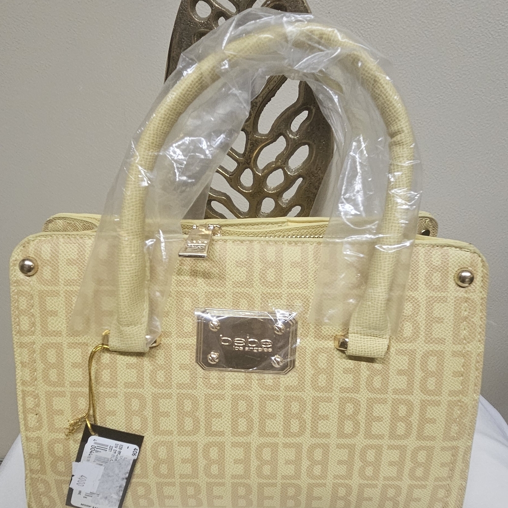 Bebe Gold Logo Tote